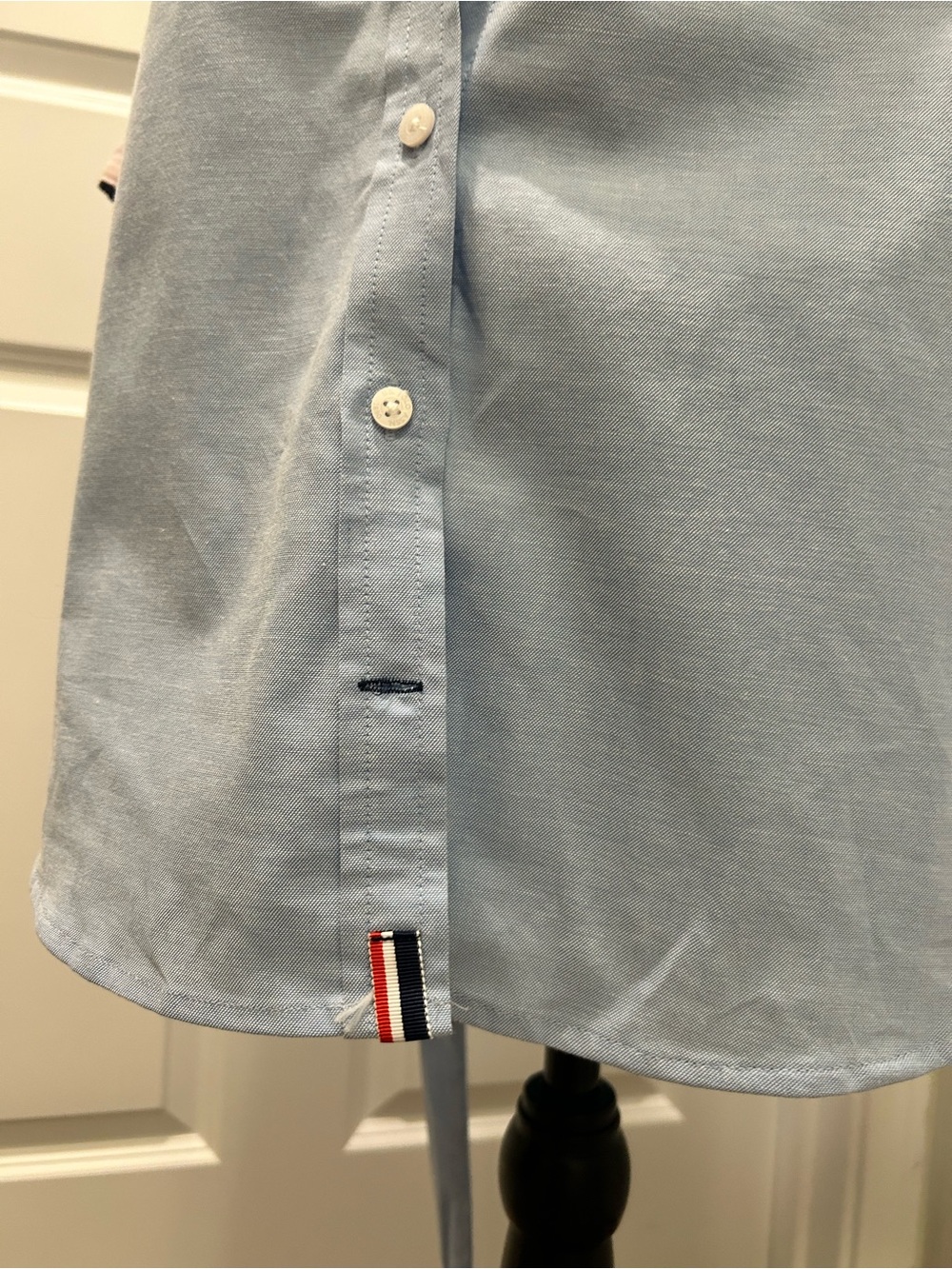 U.S. Polo Assn. Women’s Blue Oxford Shirt Dress NWT Small - Picture 9 of 14